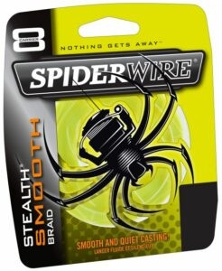 Spiderwire splétaná šňůra stealth smooth 8 žlutá-průměr 0
