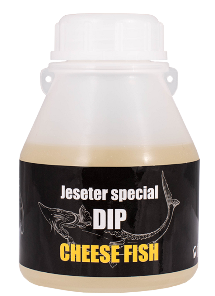 Lk baits dip jeseter special 200 ml-cheese fish