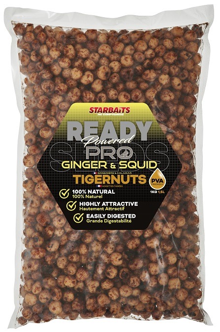 Starbaits tygří ořech ready seeds pro ginger squid 1 kg