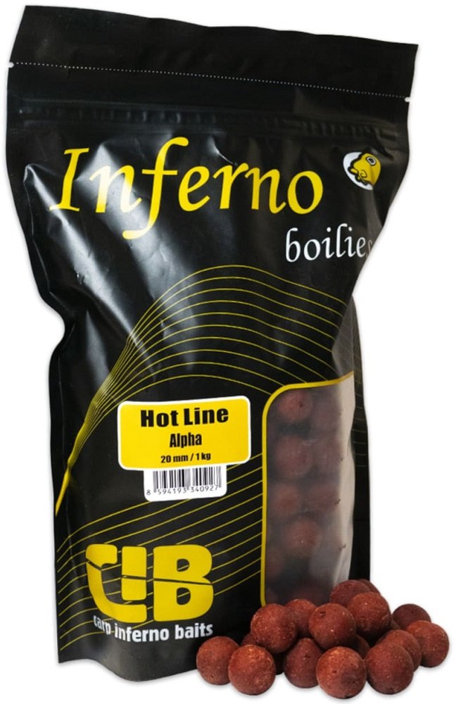 Carp inferno boilies hot line alpha - 1 kg 20 mm