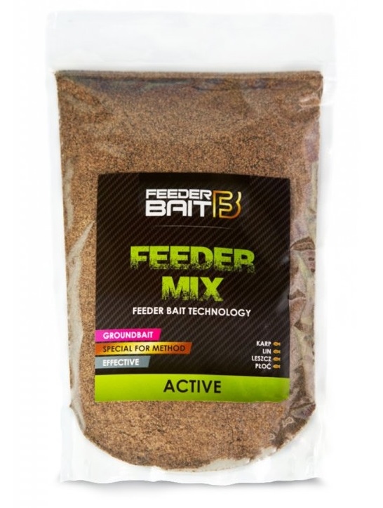 Feederbait krmítková směs feeder mix active 800 g