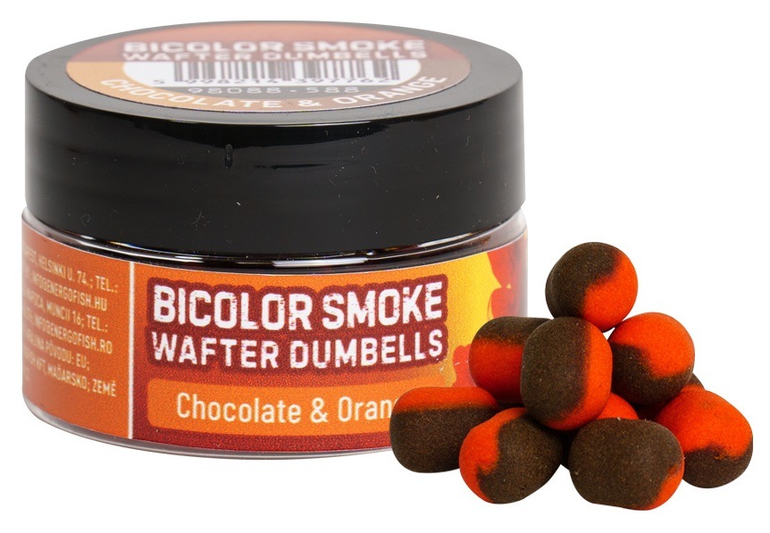 Benzar mix bicolor smoke wafters dumbells 10x8 mm 30 ml - mango-kyselina máslová
