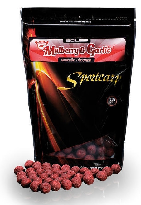 Sportcarp boilies mulberry garlic - 1 kg 24 mm
