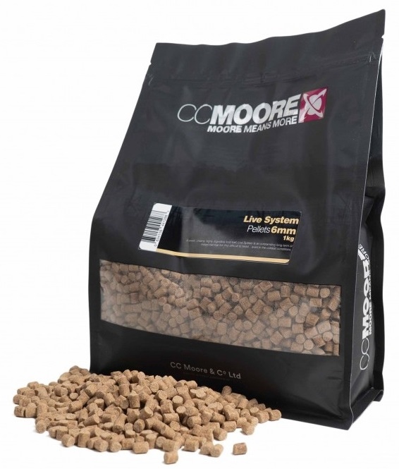 Cc moore pelety live system 1 kg - 3 mm