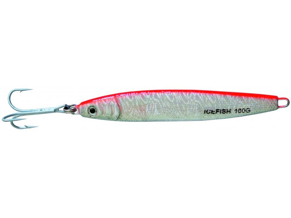 Ice fish pilker 3d červená - 100 g