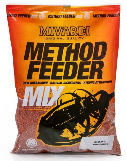 Mivardi method feeder mix cherry fish protein 1 kg