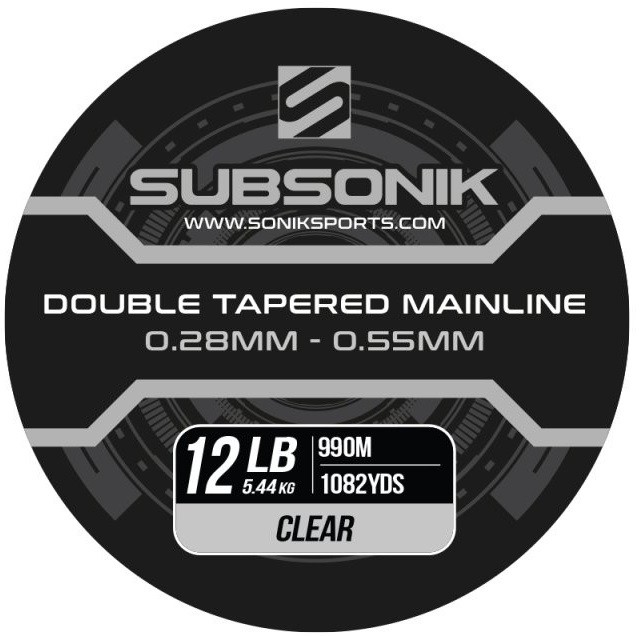 Sonik vlasec subsonik double tapered main line clear 990 m - 12 lb