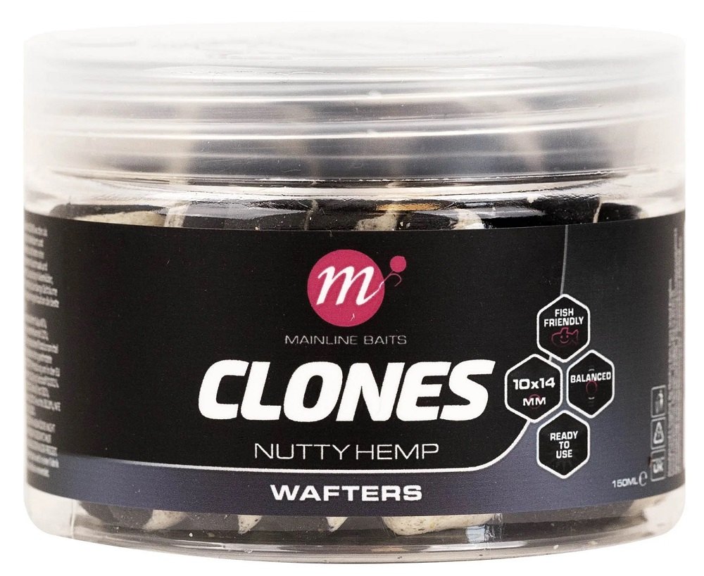 Mainline wafters clones barrel 10x14 mm 150 ml nutty hemp