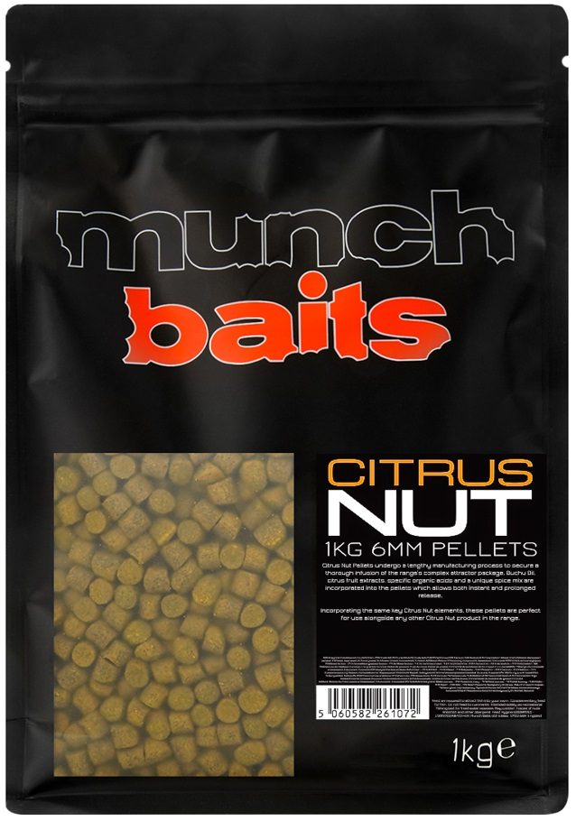 Munch baits citrus nut pellet - 1 kg 6 mm