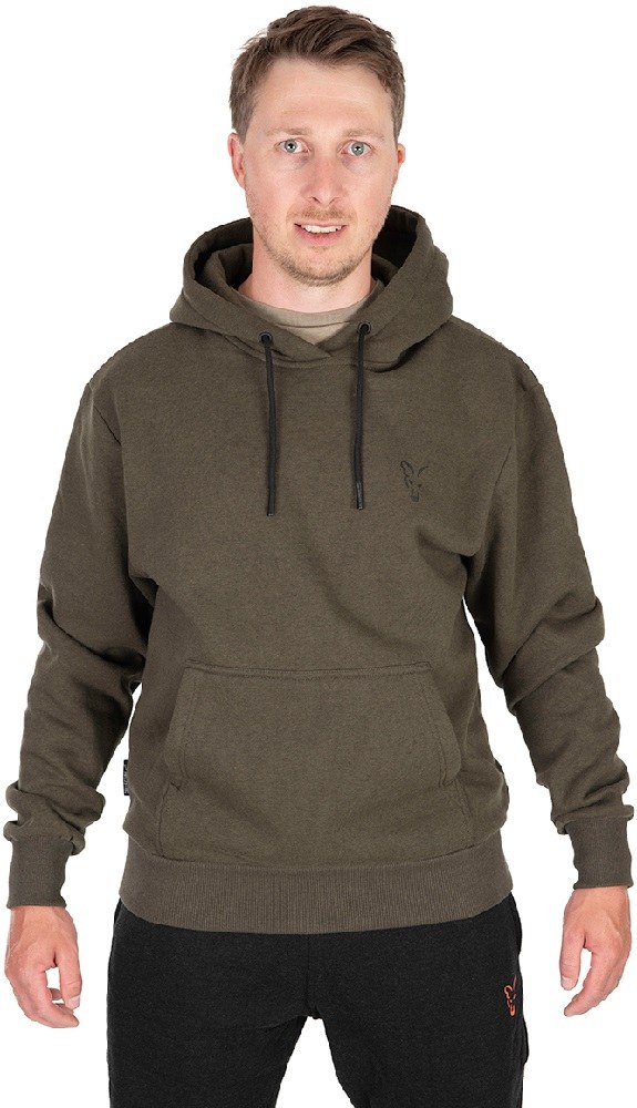 Fox mikina collection hoody green black - l