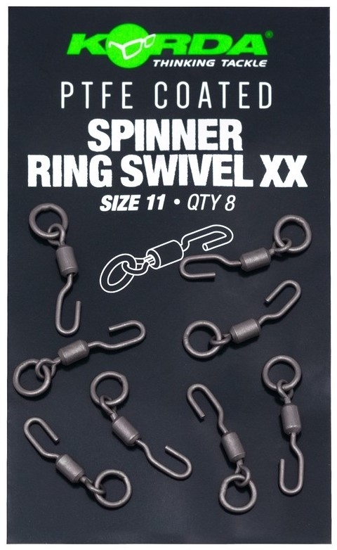 Korda obratlík ptfe spinner ring swivel xx size 11